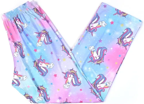 Miniatura 6 de QPANCY Pijamas de unicornio para niñas, conjuntos de pijamas de algodón para niños pequeños