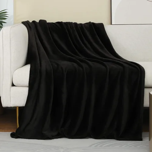 Miniatura 18 de Manta blanca de Navidad súper suave y acogedora para sofá o cama. Manta de microfibra de felpa ligera, 50x60 pulgadas Blanco