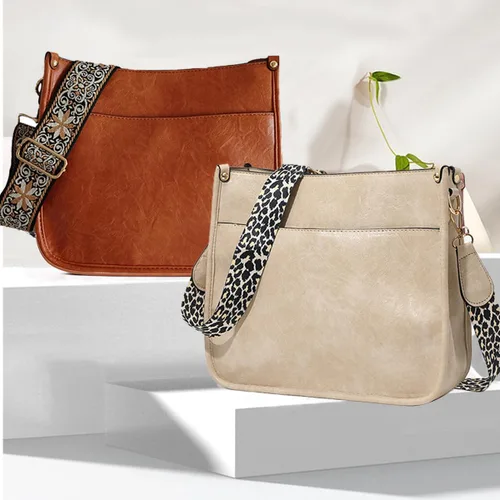Miniatura 5 de Crossbody Bags for Women Vegan Leather Hobo Purses Shoulder Handbags for with Wide Adjustable Strap Wallet