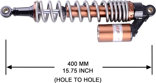 Miniatura 6 de Amortiguadores traseros universales de 15.75 pulgadas de 15.748 in para Honda Suzuki Kawasaki Yamaha ATV Go Kart Quad Dirt Sport Bikes