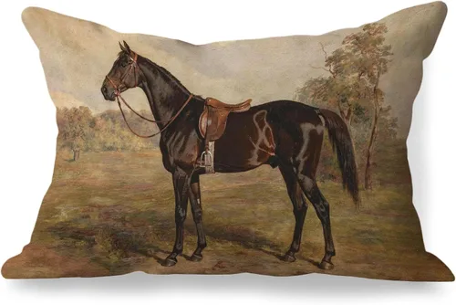 Miniatura 23 de Fundas de almohada de 12 x 20 pulgadas, regalos para amantes de los caballos, fundas de almohada lumbares decorativas para el hogar, sala de estar