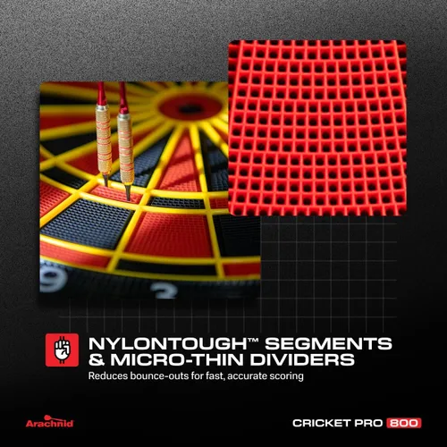 Miniatura 3 de Arachnid Cricket Pro Tournament-Quality Electronic Dartboard up to 40 Games and 315 Variations (Including Popular Cricket Modes)