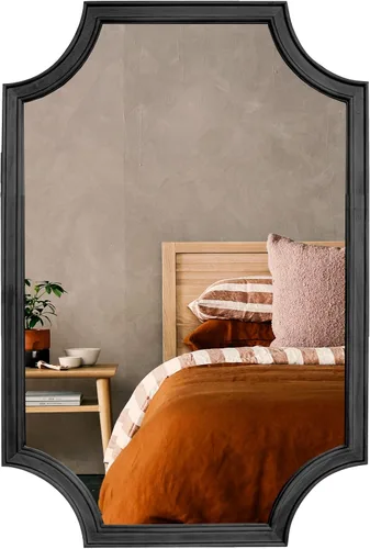 Miniatura 47 de WallBeyond Espejo de longitud completa para montar en la pared, 65 x 22 pulgadas, espejo de suelo con marco de madera rústica, espejo grande