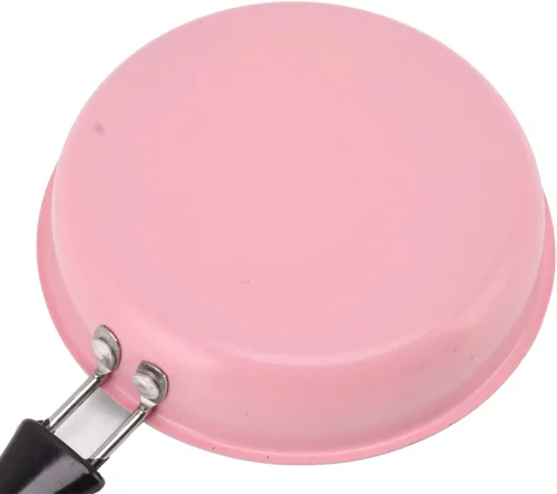 Miniatura 8 de VBESTLIFE Mini sartén, mini sartén de acero para huevos y tortillas con mango largo, sartén de huevo de una sola porción de 4.9 pulgadas, ahorro