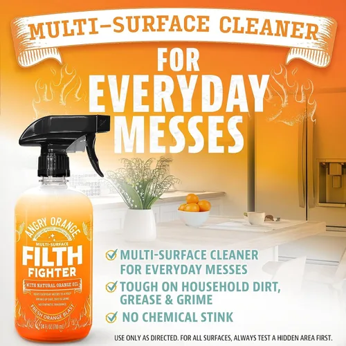 Miniatura 2 de ANGRY ORANGE Citrus - Spray limpiador multiusos para cocina y baño, 24 onzas, paquete de 2
