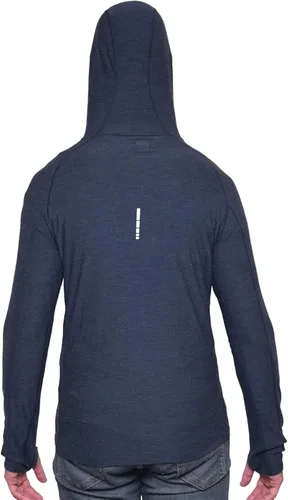 Miniatura 2 de MERIWOOL Sudadera con capucha para hombre, ligera, de lana merina, manga larga, térmica