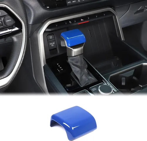 Aunginsy Cubierta de freno de mano para palanca de cambios de automóvil, compatible con Toyota Tundra 2022+, Sequoia 2023+ y Tacoma 2024+, perilla