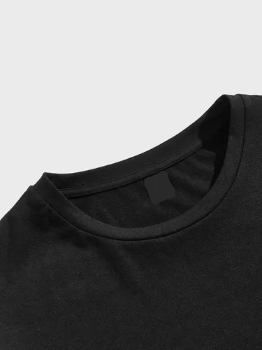 Miniatura 10 de GORGLITTER Conjunto de 2 piezas de camiseta gráfica de manga corta para hombre, estampado hawaiano con cordón y pantalones cortos