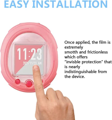 Miniatura 2 de Protector de pantalla compatible con Tamagotchi Uni y Smart, película transparente de PET de cobertura completa HD