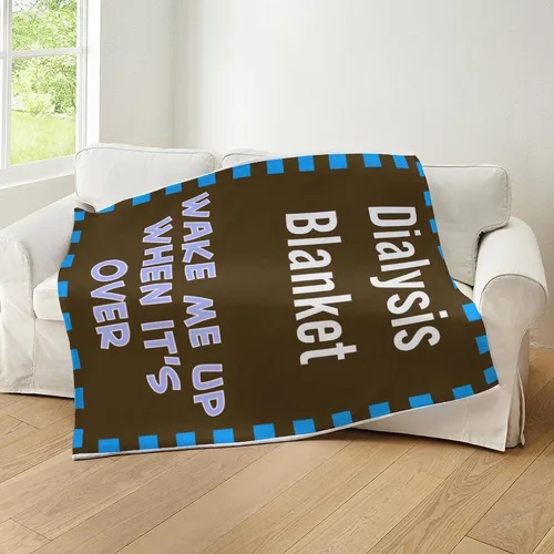 Miniatura 4 de CafePress Manta de diálisis 1 manta de forro polar súper suave, 60 x 50 pulgadas