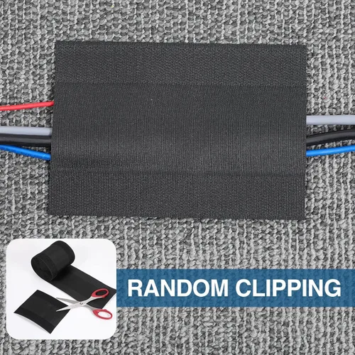 Miniatura 4 de WILLBOND - Cubierta para cable de alfombra, protector de cable, cubierta para suelo, protector de cable, solo para alfombras de oficina comerciales