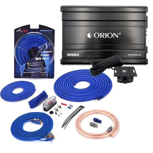 Miniatura 9 de Orion Cobalt CBA4500.1D Amplificador monobloque de 1 canal clase D para subwoofer de coche, 4500W, estable de 1/2/4 ohmios, paso bajo ajustable