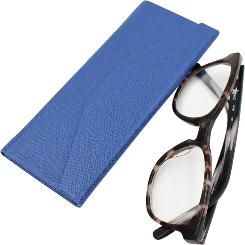 Miniatura 19 de Real Sic Funda para lentes de sol para hombres y mujeres, soporte magnético plegable para lentes de sol, inspirado en el color sólido