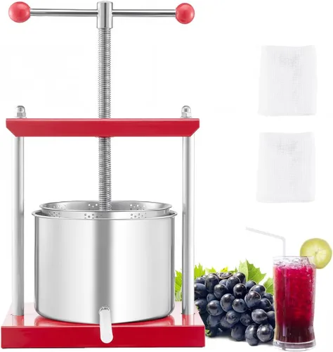 Miniatura 12 de Prensa de Vino de Frutas VEVOR