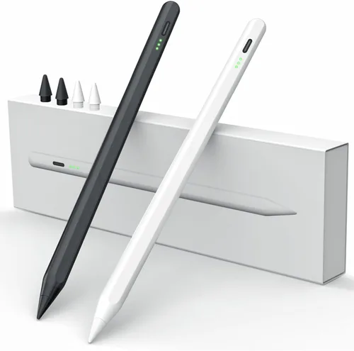 Lápiz Stylus para iPad con Rechazo de Palma y Sensor de Inclinación, 13 Minutos de Carga Completa, MEKO Active Apple Pencil Compatible con iPad