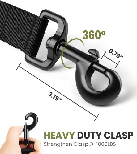 Miniatura 4 de Correa de cuerda elástica para perros Outdoormaster; para mayor seguridad y comodidad de su perro., M