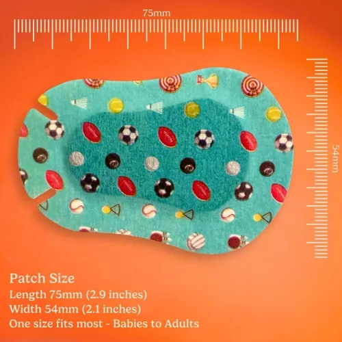 Miniatura 3 de Speckles - HIDE&SEE Parches para ojos para niños (Dinosaurio) Divertidos y cómodos parches hipoalergénicos para el tratamiento de ambliopía