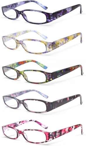 Miniatura 11 de Kerecsen - 5 pares de gafas de lectura de moda para mujer con bisagras de resorte