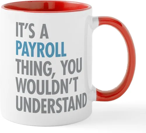 Miniatura 36 de CafePress Coffee Then Payroll Mugs - Taza de café de cerámica (11 oz)