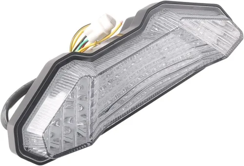 Luz trasera integrada para motocicleta LED luz trasera compatible con Yamaha FZ-09 MT-09 2014 lente transparente