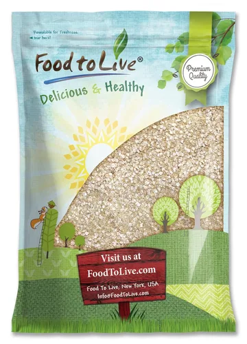 Miniatura 8 de Food to Live Copos de quinua blanca, 1 libra, semillas de quinua prensadas, grano entero, crudo, kosher, a granel. Gran sustituto de avena