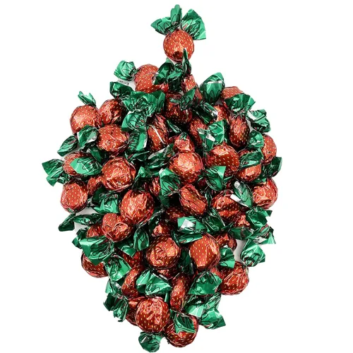 Miniatura 3 de The Dreidel Company Caramelos Bon Bons con sabor rellenos de fresa, envueltos individualmente en diseño de envoltura de fresa