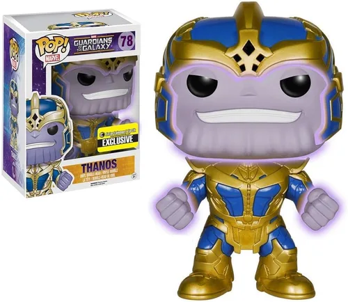 Guardians of the Galaxy Thanos Glow-in-the-Dark pulgadas Pop. Vinilo Bobble Head – Figura Entertainment Tierra Exclusivo