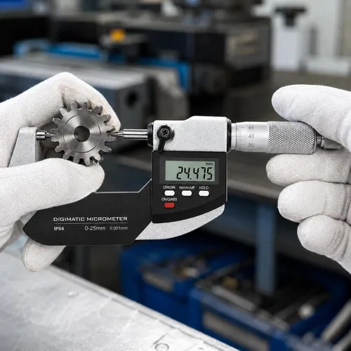 Miniatura 7 de Micrómetro digital con rango de medición de 0-1"/0-25mm, herramienta de medición de micrómetro electrónico, pulgadas/métrico