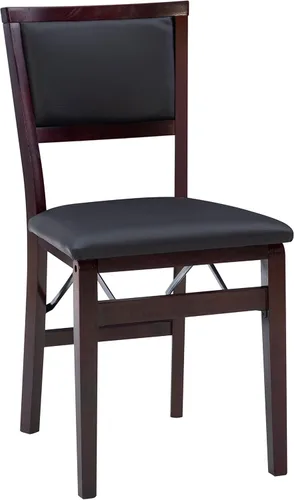 Miniatura 7 de Linon Minix Dark Espresso Pad - Silla plegable en un juego de dos
