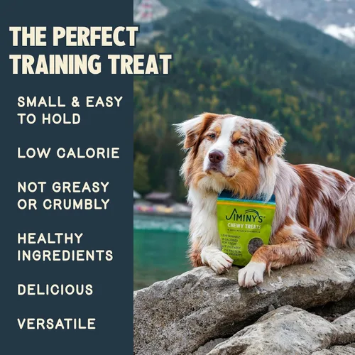 Miniatura 4 de Jiminy's Chewy Cricket - Golosinas de entrenamiento para perros, masticables, bajas en calorías, hipoalergénicas, fabricadas en Estados Unidos, 6