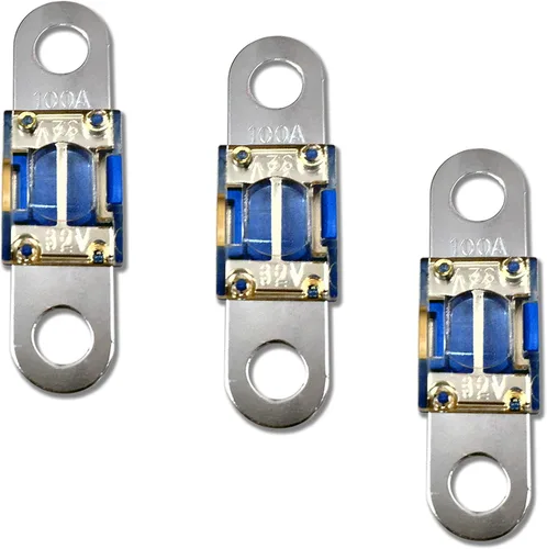 Miniatura 6 de Fusible MIDI/AMI Tipo de perno de encendido/abajo 50 amperios AUTO MARINE Montaje de espárrago Paquete de 3