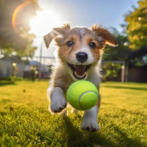 Miniatura 7 de MEKAPLE Paquete de 6 pelotas de tenis mini para jugar con mascotas, pelotas de tenis de 2 pulgadas para entrenamiento de perros pequeños, pelotas