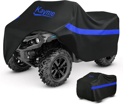 Miniatura 8 de Cubierta ATV impermeable de alta resistencia Kayme, para todo clima, para quad de 4 ruedas, protección contra sol, lluvia y nieve, apta para Honda