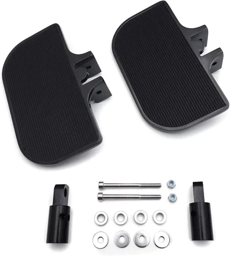 Miniatura 4 de HK MOTO HongK- Motocicleta Pasajero Mini Floorboards Pasapiés Traseros Soportes de Reposapiés Compatible con H-D Dyna Fat Bob Low Rider Street Bob