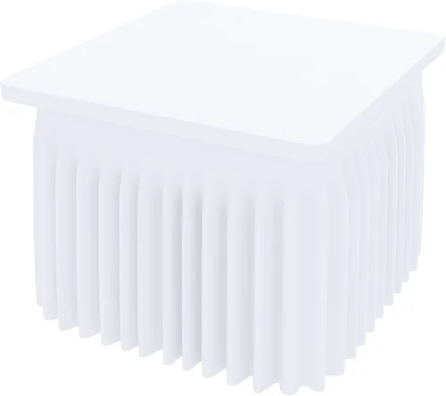 Miniatura 48 de Smiry Mantel de Spandex, Mantel Elástico Ajustable Extensible para Mesas Rectangulares de 6 Pies, Falda Cubierta de Mesa Impermeable y Lavable
