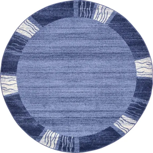Miniatura 27 de Unique Loom Del Mar Collection - Alfombra de área Sarah (2' 2" x 3' 1", rectangular, azul claro/azul)
