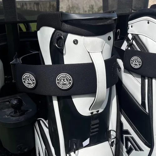 Funda magnética para carrito de golf con correa de utilidad: fije de forma segura accesorios ligeros de golf a su carrito con potentes imanes y