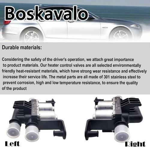 Miniatura 6 de 64116906652 Válvula de control del calentador para BMW E60 E63 E64 E65 M5 525i 528i 535i 545i 745i 750i
