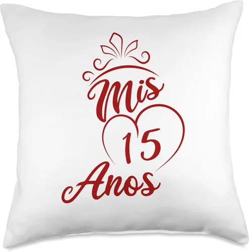 Miniatura 5 de Quinceanera Mis 15 Anos 15th Membrillo Almohada