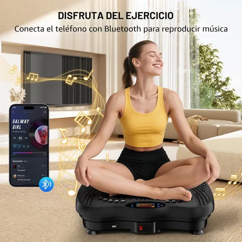 Miniatura 4 de Vibration Plate Exercise Machine, 130 Levels Full Body Workout Vibrating Plate for Lymphatic Drainage Weight Loss, 450 Lbs Capacity Shake Platform