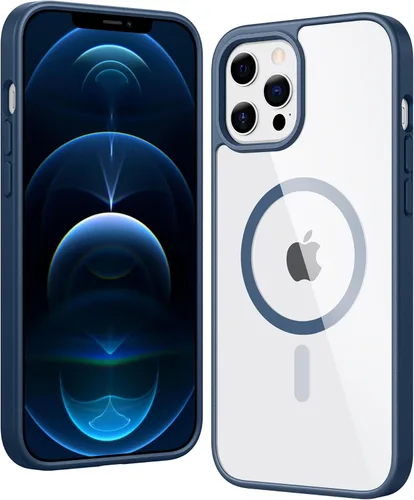 Miniatura 1379 de FNTCASE Funda para iPhone 13 Pro-Max: Fundas magnéticas transparentes compatibles con Magsafe Slim anti amarillamiento protección contra caídas