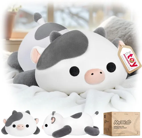 Miniatura 13 de Mewaii Linda Almohada de Felpa de Gato Negro, Peluches Kawaii de Animales de Peluche de Gato Negro, Peluches Suaves, Almohada de Felpa para Abrazar
