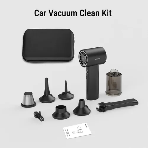 Miniatura 9 de REIKIYA Aspirador de coche portátil inalámbrico 14000PA soplador de aire comprimido 150000RPM soplador para limpieza de teclado y computadora