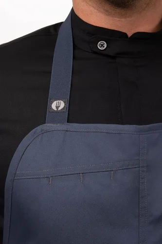 Miniatura 6 de Chef Works Brio Chef's Bib Delantal para hombre