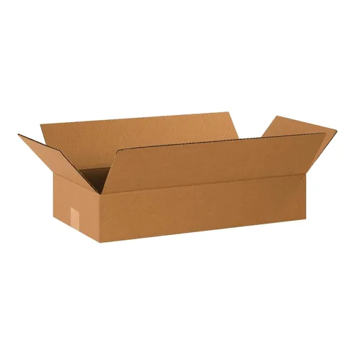 BOX USA Cajas de envío planas de 20 pulgadas de largo x 10 pulgadas de ancho x 4 pulgadas de alto, paquete de 25 cajas de cartón corrugado para