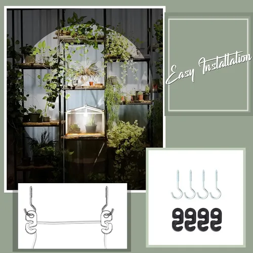Miniatura 8 de JACKYLED Cable de extensión colgante para farol, UL 12 pies, E26 E27, interruptor de encendido/apagado, iluminación colgante para cocina