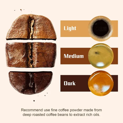 Miniatura 5 de Cafetera portátil, cafetera eléctrica inalámbrica 3 en 1, funciona con cápsulas y café molido, cafetera fría y calefacción con taza de 5.1 fl oz