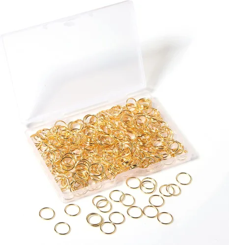 Miniatura 9 de 1600 piezas de anillos abiertos de plata para hacer joyas, juego de anillos de plata bañada en plata para joyería