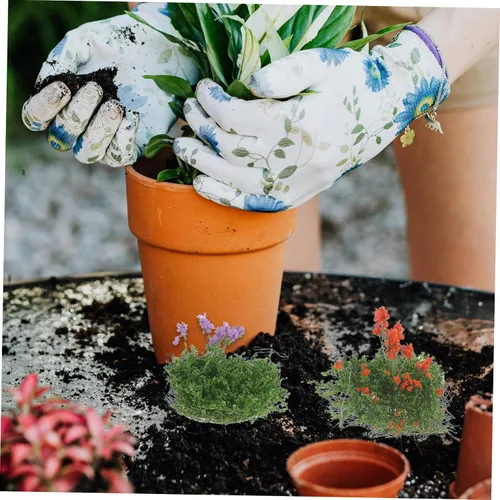 Miniatura 9 de Flores falsas, 1 caja, flores falsas, racimo de flores falsas, racimo de flores, racimo de flores de plástico, simulación de decoración de paisaje