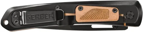 Miniatura 4 de Gerber Gear Affinity - Cuchillo de bolsillo plegable con borde liso D2, hoja de 3.6 pulgadas, cobre